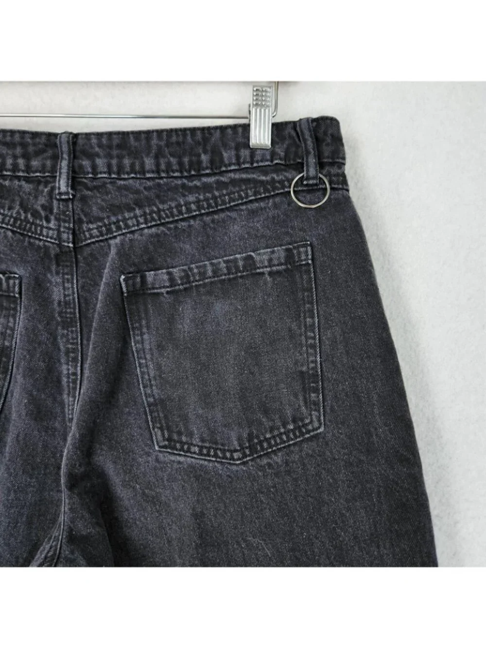 Kuromi By Sanrio Shorts Juniors 9 Black Hello Kitty Hot Topic Long Jean Denim